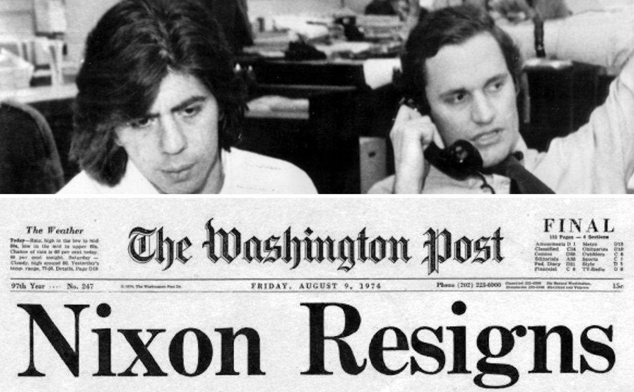 Se cumple medio siglo del caso Watergate, por el que dimitió Nixon, gracias a la exclusiva de Bernstein y Woodward en 'The Washington Post'