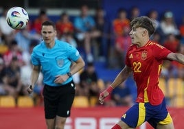 Segunda parte para Jesús Rodríguez en la derrota de España sub 21 ante Ucrania (0-1)