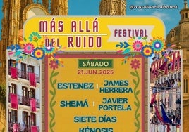Cartel del Festival 'Allá del Ruido'