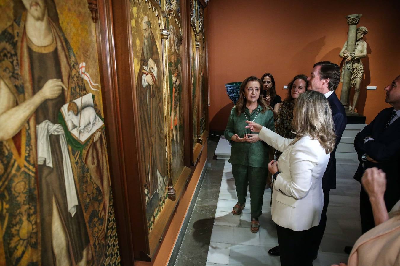 Un momento del acto celebrado en el museo de Bellas Artes de Sevilla