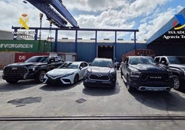 Recuperan en Algeciras un lote de coches robados valorados en 1,5 millones: destacan un Rolls Royce, un Range Rover y un Lexus